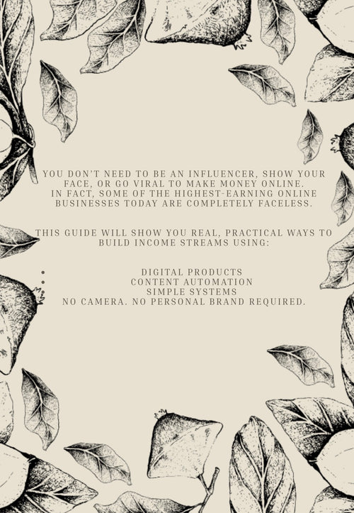 Faceless Income Blueprint